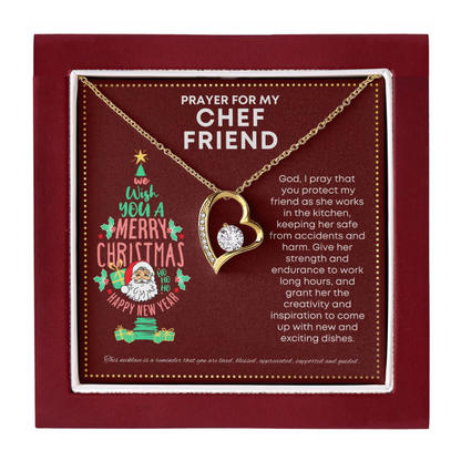 JGF Jewelry Gifts for Family Pastry Chef Gifts For Women Cute Simple Heart Necklace