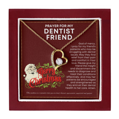 JGF Jewelry Gifts for Family Simple Heart Necklace Future Dentist gifts For Women