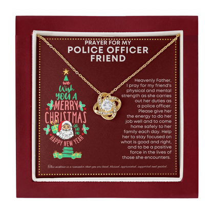 JGF Jewelry Gifts for Family I Love My Police Office Friend