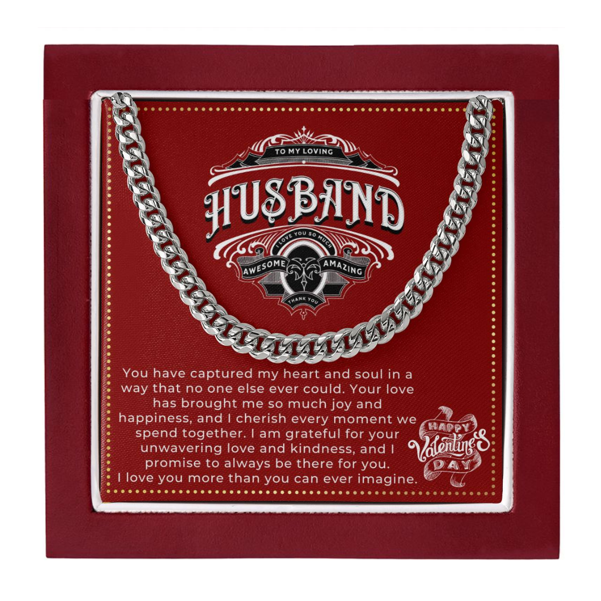 JGF Jewelry Gifts for Family Cute Valentines Day Gifts For Him Necklaces