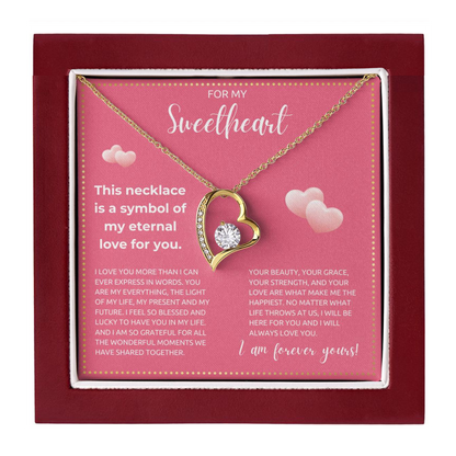 JGF Jewelry Gifts for Family To My Future Wife Necklace Heart