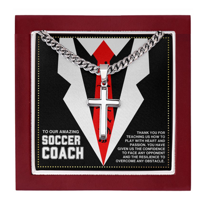 JGF Jewelry Gifts for Family Soccer Coach Necklace