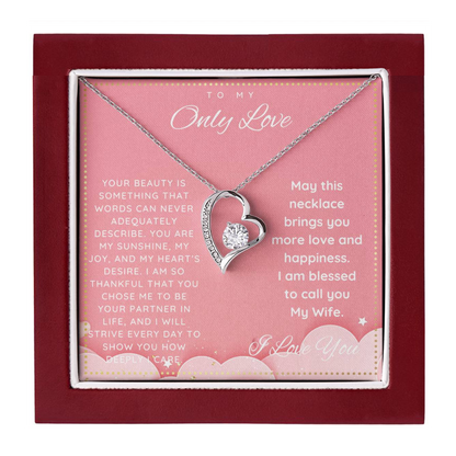 JGF Jewelry Gifts for Family To My Future Wife Necklace on Valentine's Day
