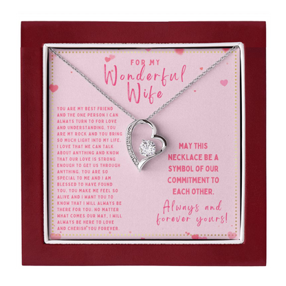 JGF Jewelry Gifts for Family To My Wonderful Wife Valentine Gifts