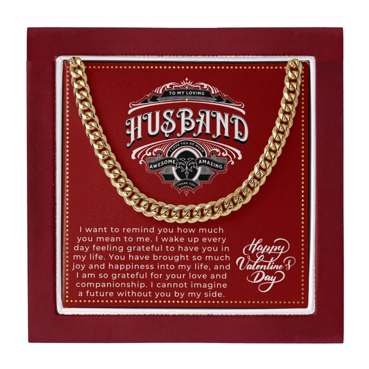 JGF Jewelry Gifts for Family Valentines Day Gifts For Husband Newly Married