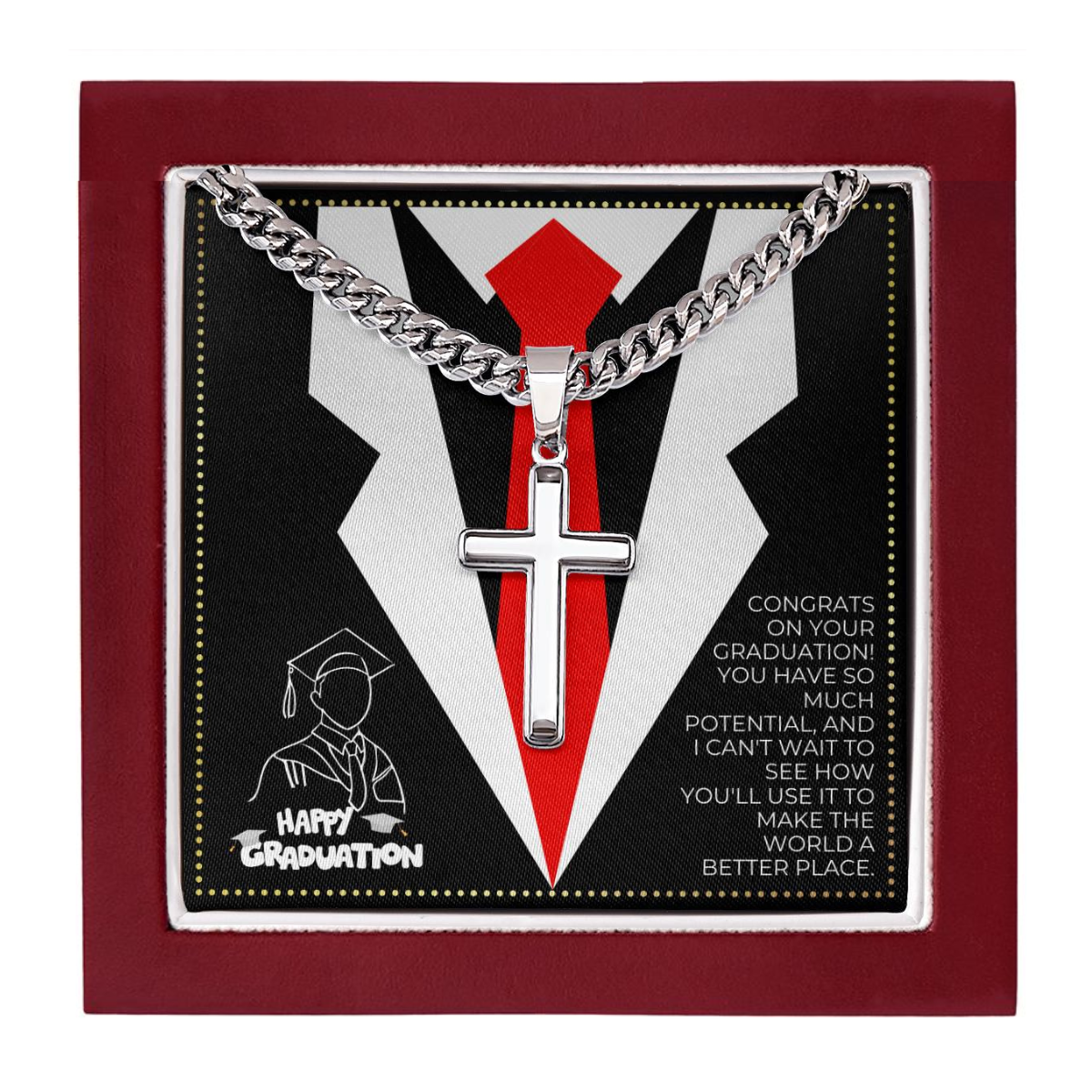 JGF Jewelry Gifts for Family Graduation Gifts for Senior Male Teachers 2024