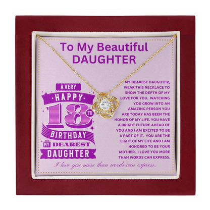 JGF Jewelry Gifts for Family Happy 18th Birthday Card For Daughter From Dad