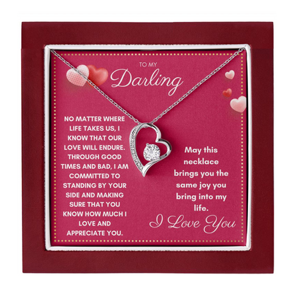 JGF Jewelry Gifts for Family To My Darling Gifts For Women