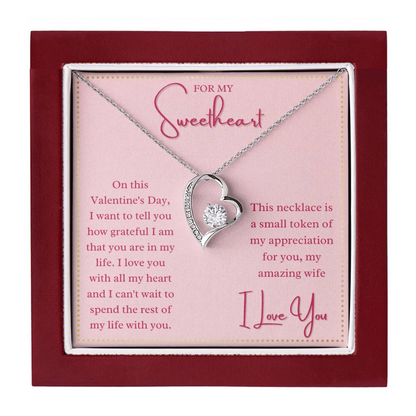 JGF Jewelry Gifts for Family Heart Shaped Necklaces For Women