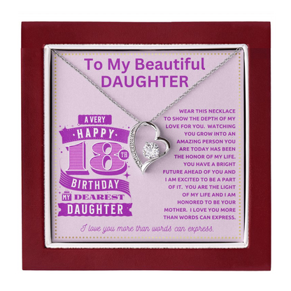 JGF Jewelry Gifts for Family Birthday Gifts for 18 Year Old Daughter Turning 18th