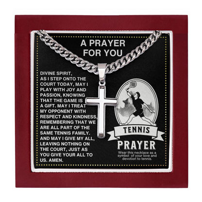 JGF Jewelry Gifts for Family Tennis Prayer