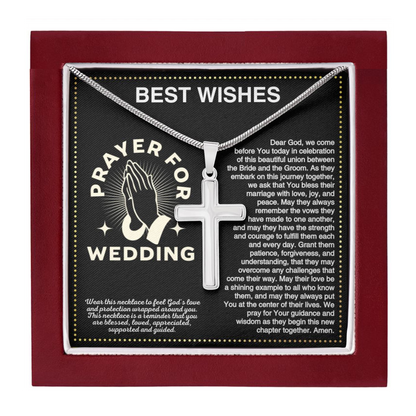 JGF Jewelry Gifts for Family 25th Wedding Gifts For Couple Religious Prayer