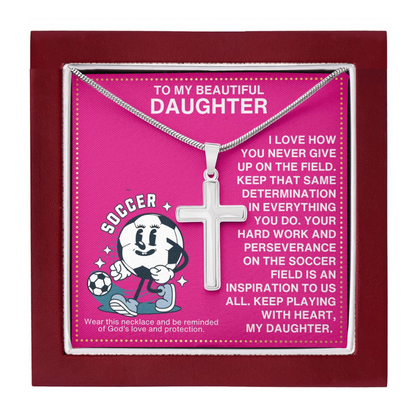 JGF Jewelry Gifts for Family Soccer Necklace For Girls Sterling Silver