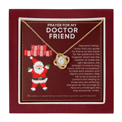 JGF Jewelry Gifts for Family Prayer For My Doctor Friend