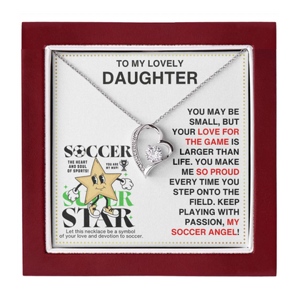 JGF Jewelry Gifts for Family Soccer Necklace For Girls