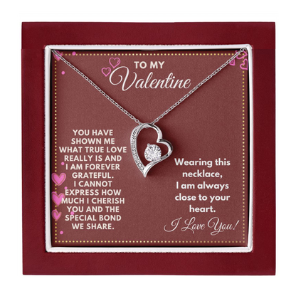 JGF Jewelry Gifts for Family Will You Be My Valentine Card For My Soulmate