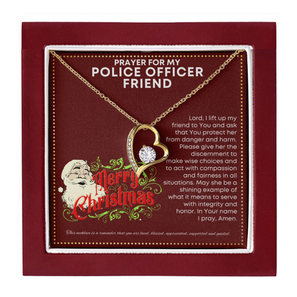 JGF Jewelry Gifts for Family My Friend Is A Police Officer Women