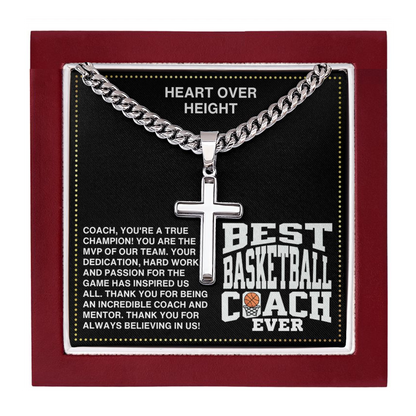 JGF Jewelry Gifts for Family Basketball Necklace For Boys Men