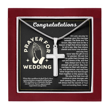 JGF Jewelry Gifts for Family 25th Wedding Gifts For Couple Marriage Prayer