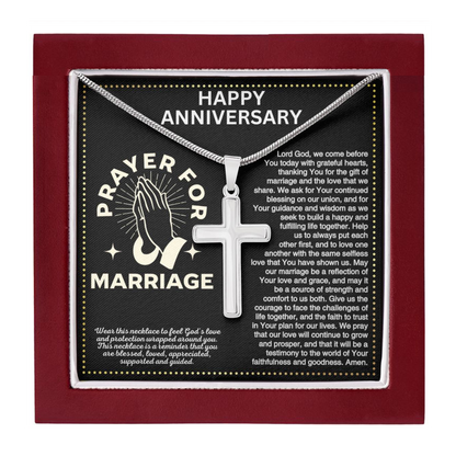 JGF Jewelry Gifts for Family Traditional 20th Wedding Gifts For Couple Marriage Prayer