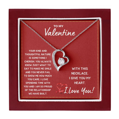 JGF Jewelry Gifts for Family Will You Be My Valentine Card For Her