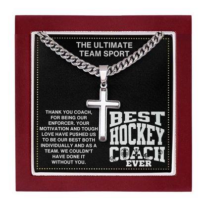 JGF Jewelry Gifts for Family Thank You Coach Field Hockey Necklace