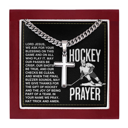 JGF Jewelry Gifts for Family Hockey Prayer For Coach