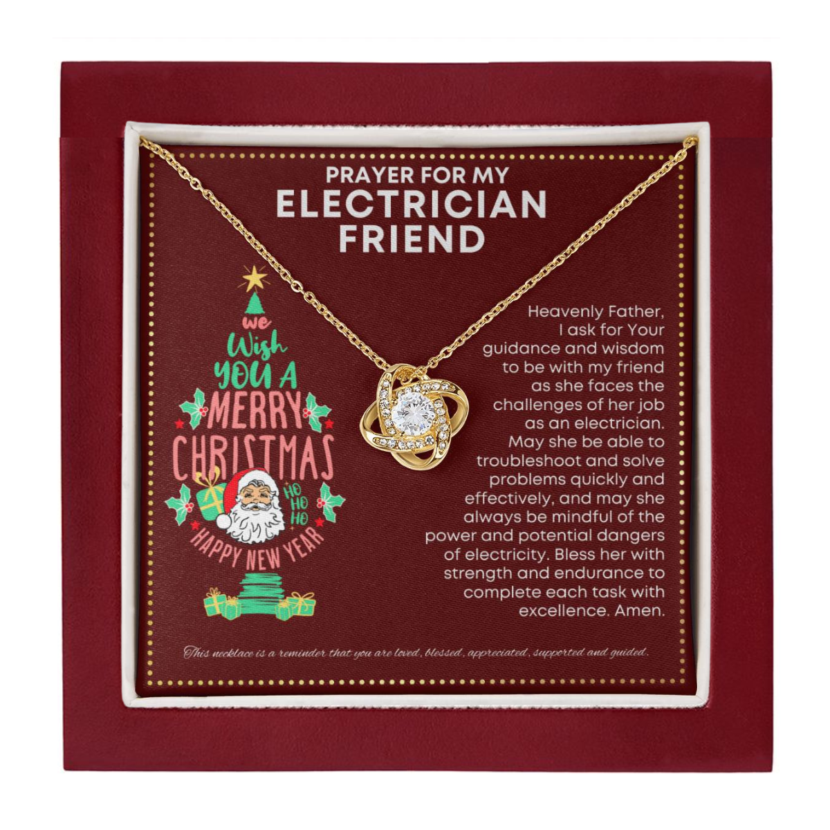 JGF Jewelry Gifts for Family Present Gift For Electrician Female Friend