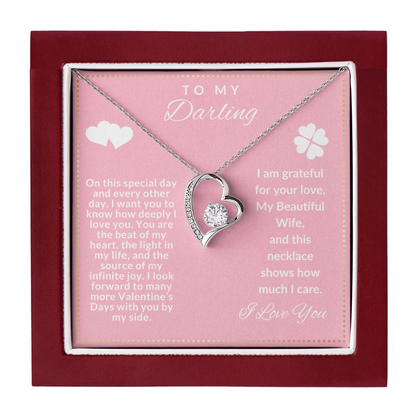 JGF Jewelry Gifts for Family To My Beautiful Wife Necklace From Husband