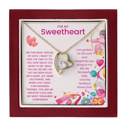 JGF Jewelry Gifts for Family Will You Be My Valentine Card for Sweetheart