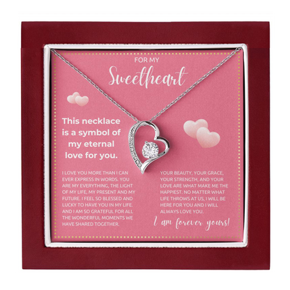 JGF Jewelry Gifts for Family To My Future Wife Necklace Heart