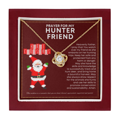 JGF Jewelry Gifts for Family Prayer For My Female Hunter Friend For Women