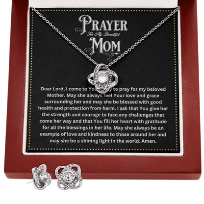 JGF Jewelry Gifts for Family | Basket Gift Set Items Birthday for Sister with Necklace | Prayer for Mom Far Away from Home to Send Love