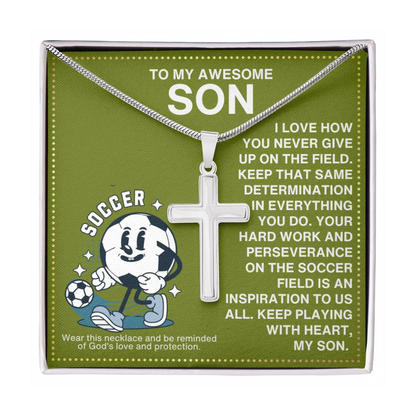 JGF Jewelry Gifts for Family Soccer Necklace For Kids