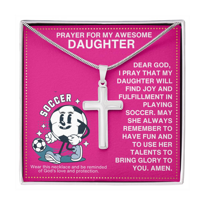 JGF Jewelry Gifts for Family Girls Soccer Necklace Ages 8-12