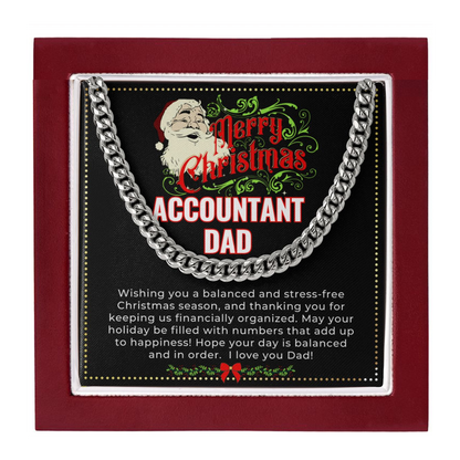 JGF Jewelry Gifts for Family | Dad Gifts Accountant | Really Awesome Christmas Necklace Gifts Ideas  For Daddy