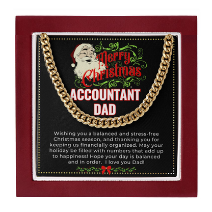 JGF Jewelry Gifts for Family | Dad Gifts Accountant | Really Awesome Christmas Necklace Gifts Ideas  For Daddy
