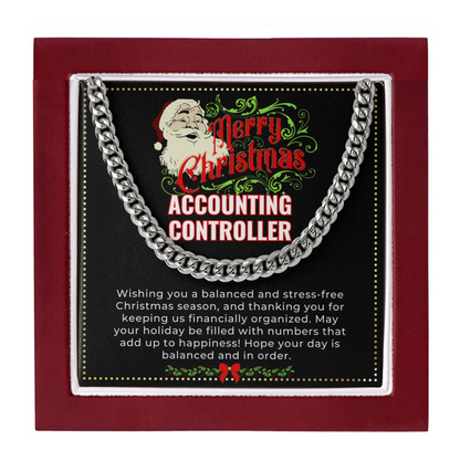 JGF Jewelry Gifts for Family | Accounting Controller Gifts | Christmas Retirement Necklace Gifts For Accountant