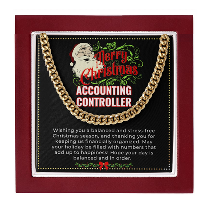 JGF Jewelry Gifts for Family | Accounting Controller Gifts | Christmas Retirement Necklace Gifts For Accountant