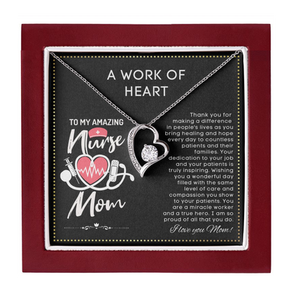 JGF Jewelry Gifts for Family | My Mommy Is A Nurse | Baby Shower Gift For Mom Who Is A Nurse Necklace Jewelry