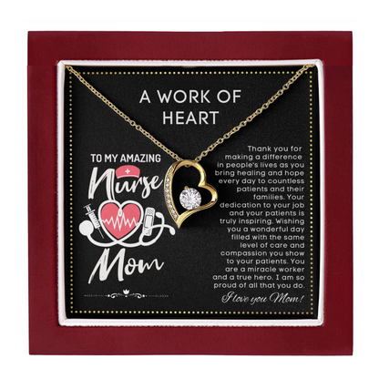 JGF Jewelry Gifts for Family | My Mommy Is A Nurse | Baby Shower Gift For Mom Who Is A Nurse Necklace Jewelry
