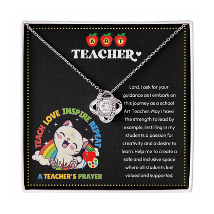 JGF Jewelry Gifts for Family Necklace Gift For Art Teacher Woman On Appreciation Day