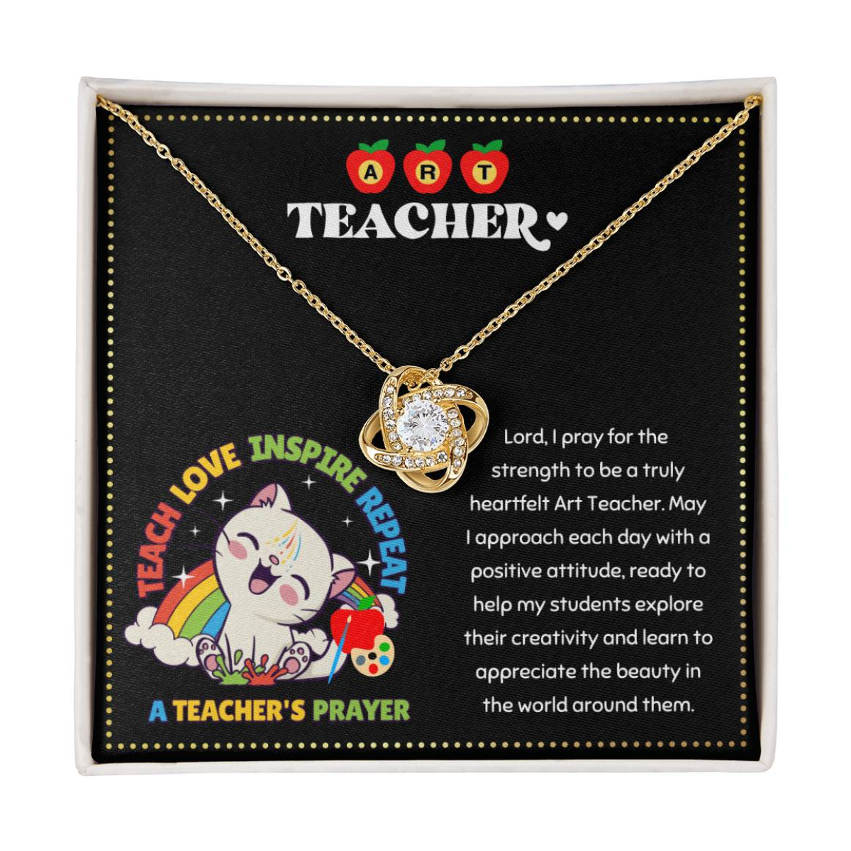 JGF Jewelry Gifts for Family Kindergarten Art Teacher Retirement Gifts For Women