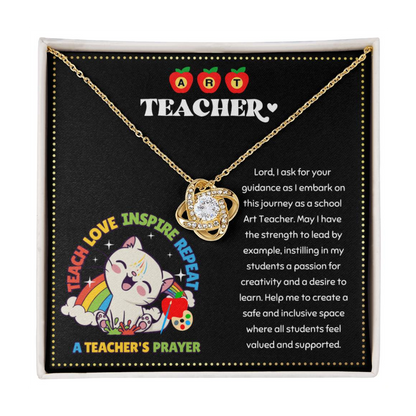 JGF Jewelry Gifts for Family Necklace Gift For Art Teacher Woman On Appreciation Day