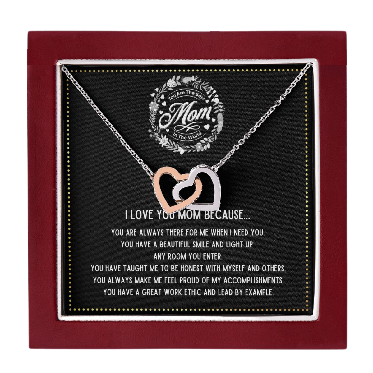 JGF Jewelry Gifts for Family - Sterling Silver Heart Shaped Necklace To Niece From Aunt Godmother As Mothers Day Gift