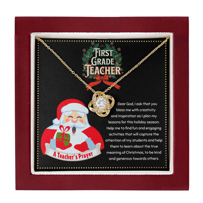 JGF Jewelry Gifts for Family 1st First Grade Teacher Thank You Christmas Gifts From Parents