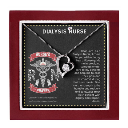 JGF Jewelry Gifts for Family | Dialysis Nurse Gifts for Women | Nurses Prayer Necklace Sterling Silver