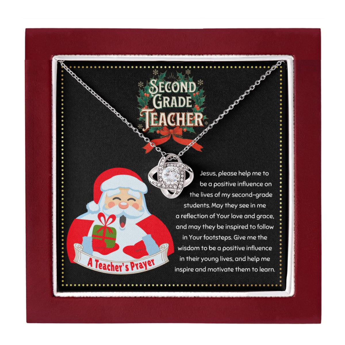 JGF Jewelry Gifts for Family Second 2nd Grade Teacher Gifts Retirement For Women