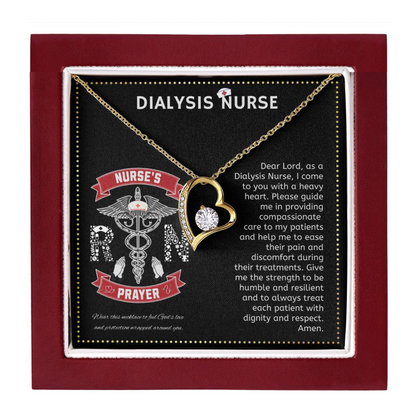 JGF Jewelry Gifts for Family | Dialysis Nurse Gifts for Women | Nurses Prayer Necklace Sterling Silver