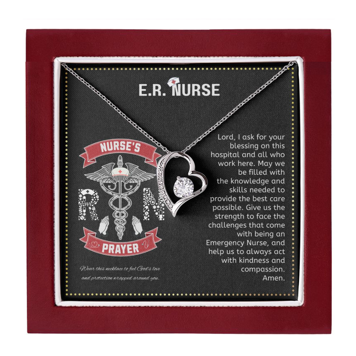 JGF Jewelry Gifts for Family | Emergency Department Room ER ED Nurse Nursing Funny Gifts Women